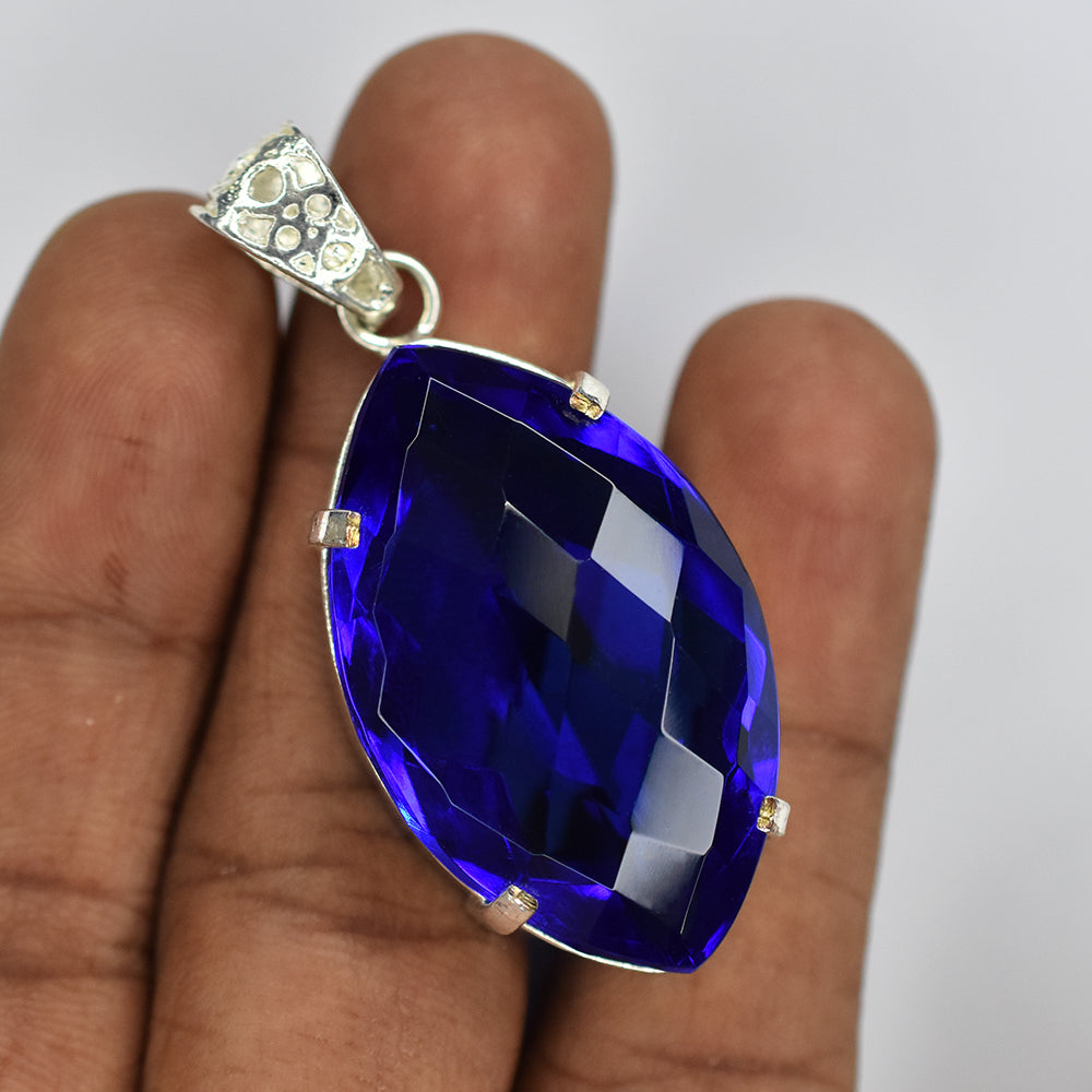 natural topaz pendant