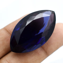 66.65 Ct Genuine Marquise Cut Natural Purple Amethyst Loose Gemstone CERTIFIED