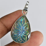 sterling silver gemstone pendant