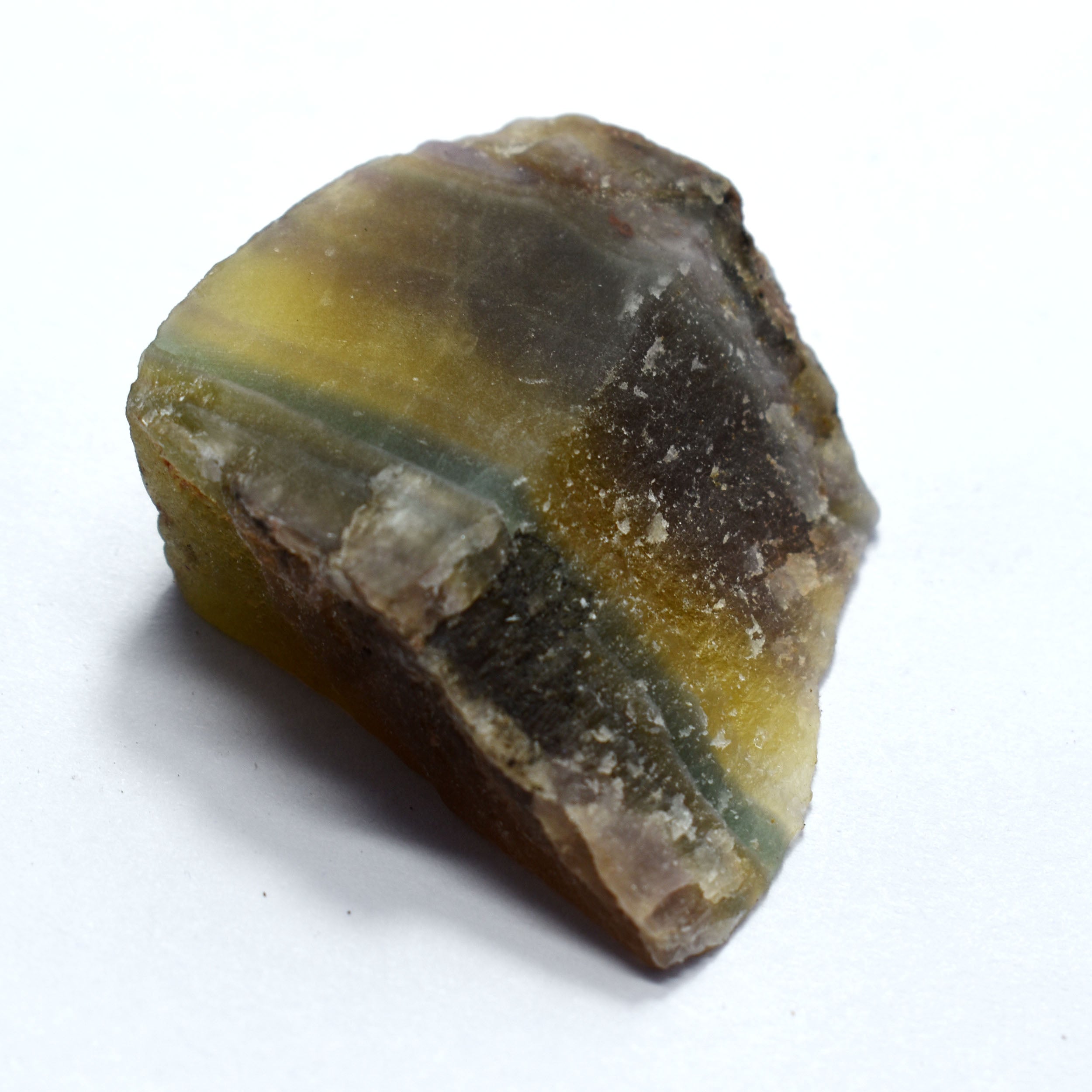 Fluorite Stone 179 Ct Multi Color Natural Uncut Rough Stone CERTIFIED Gemstone