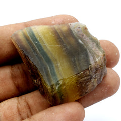 Fluorite Stone 179 Ct Multi Color Natural Uncut Rough Stone CERTIFIED Gemstone