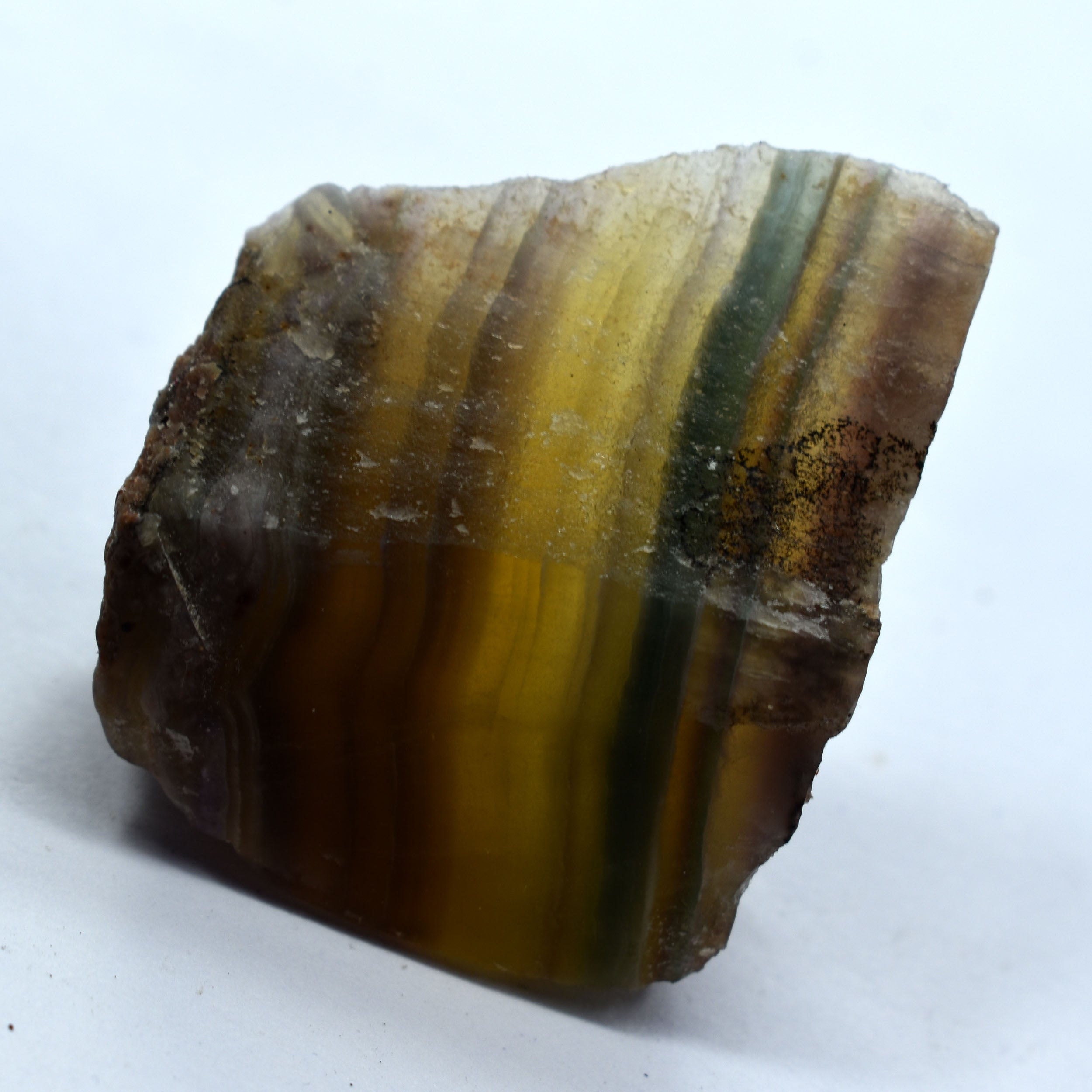 Fluorite Stone 179 Ct Multi Color Natural Uncut Rough Stone CERTIFIED Gemstone