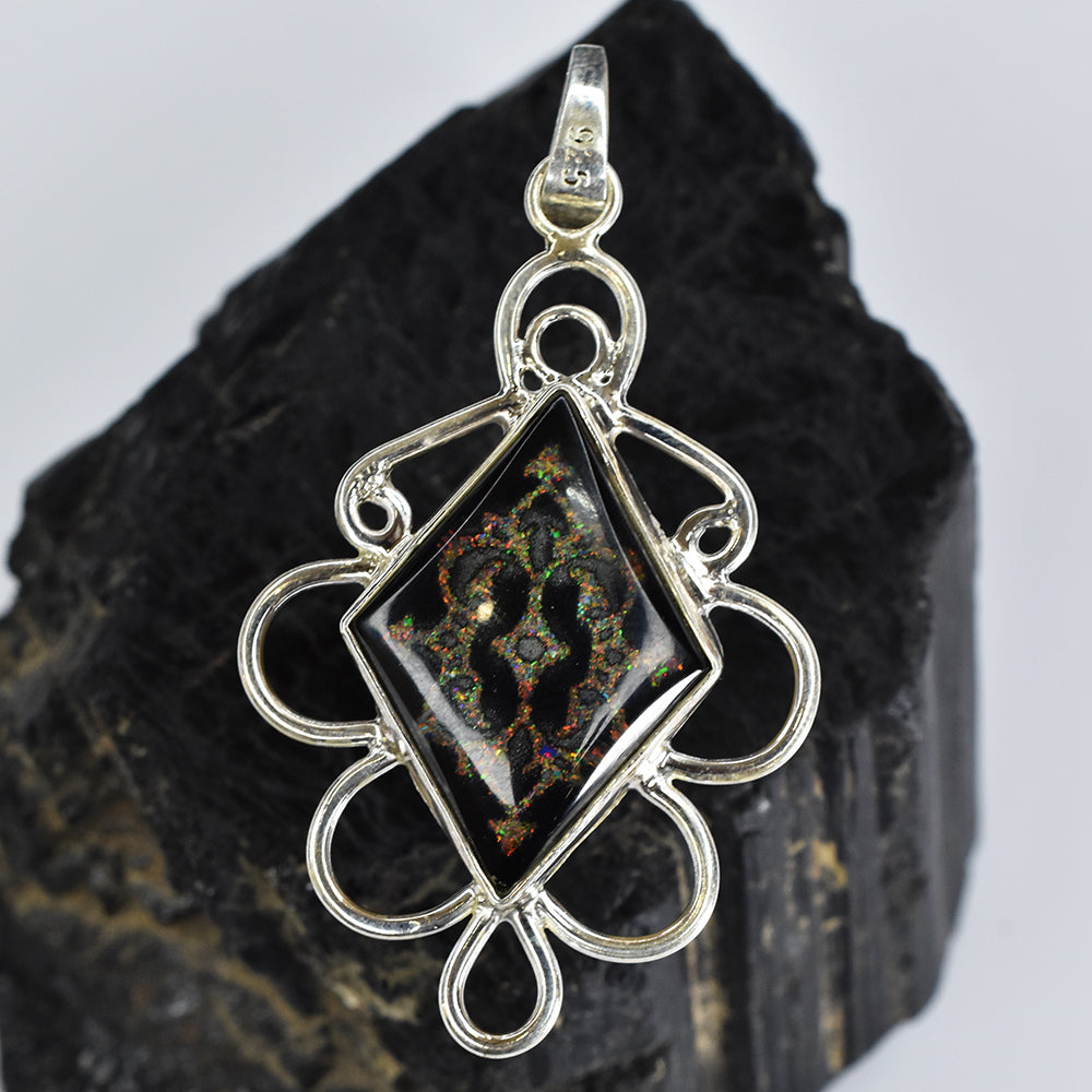 handmade tourmaline pendant