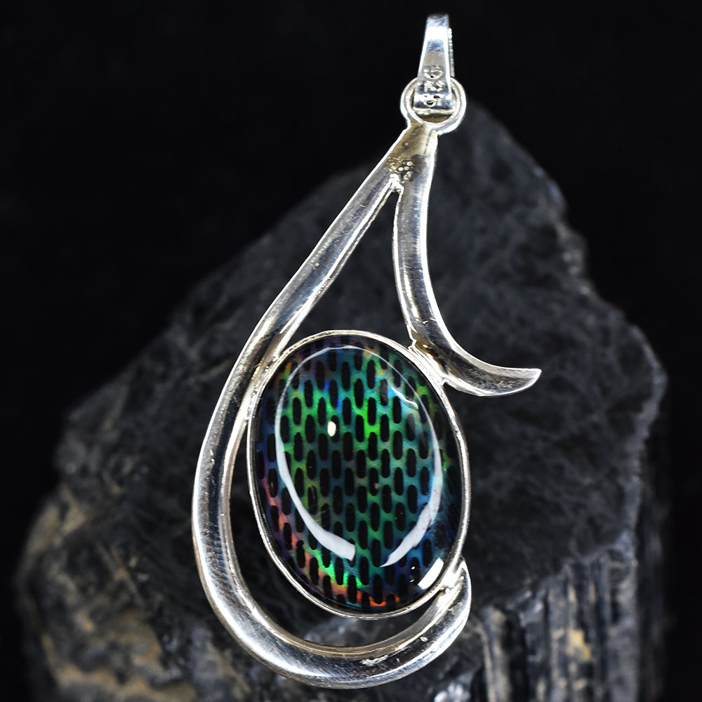 silver opal pendant India