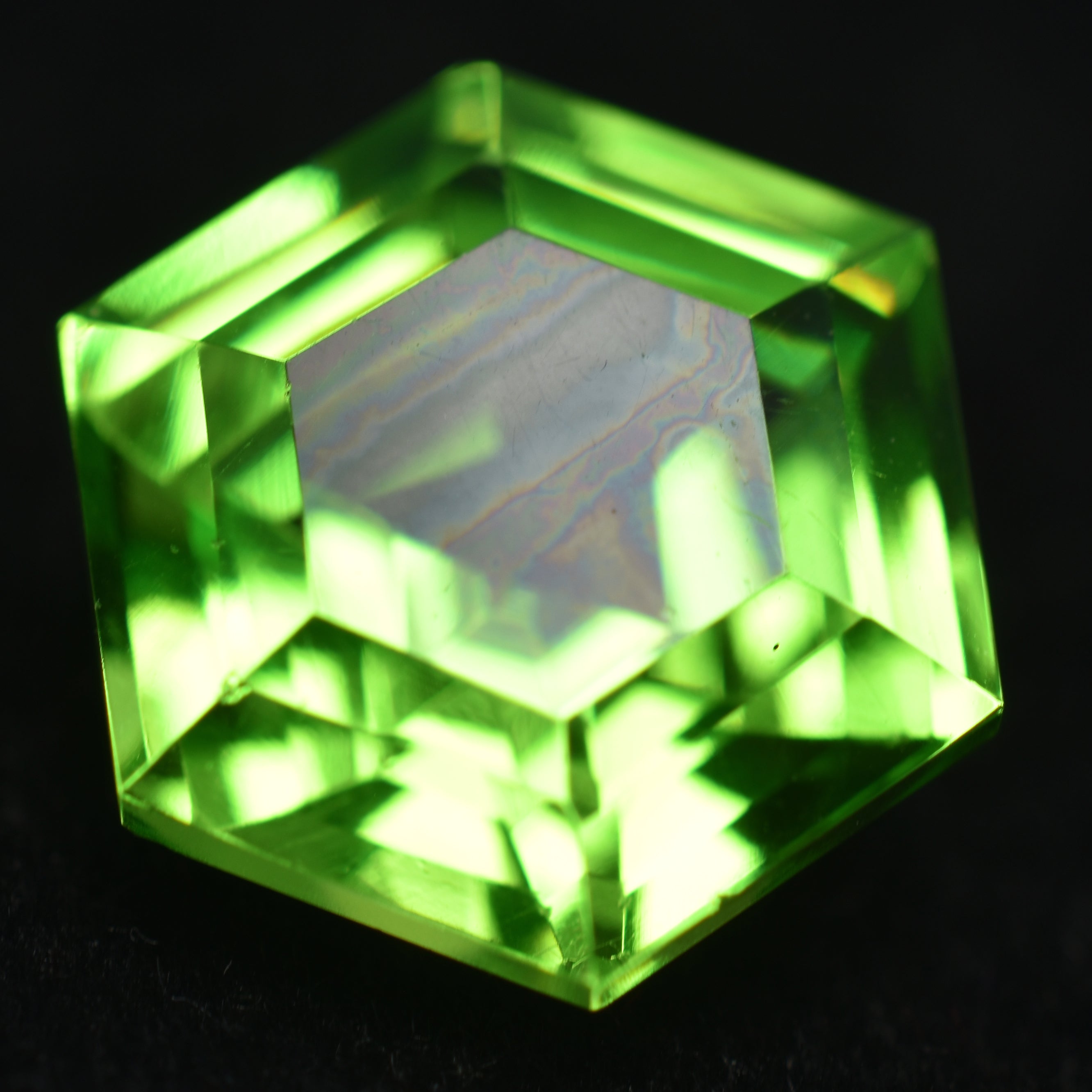 Amazing Peridot Green 8.10 Ct Natural Loose Gemstone CERTIFIED Fancy Cut Rare