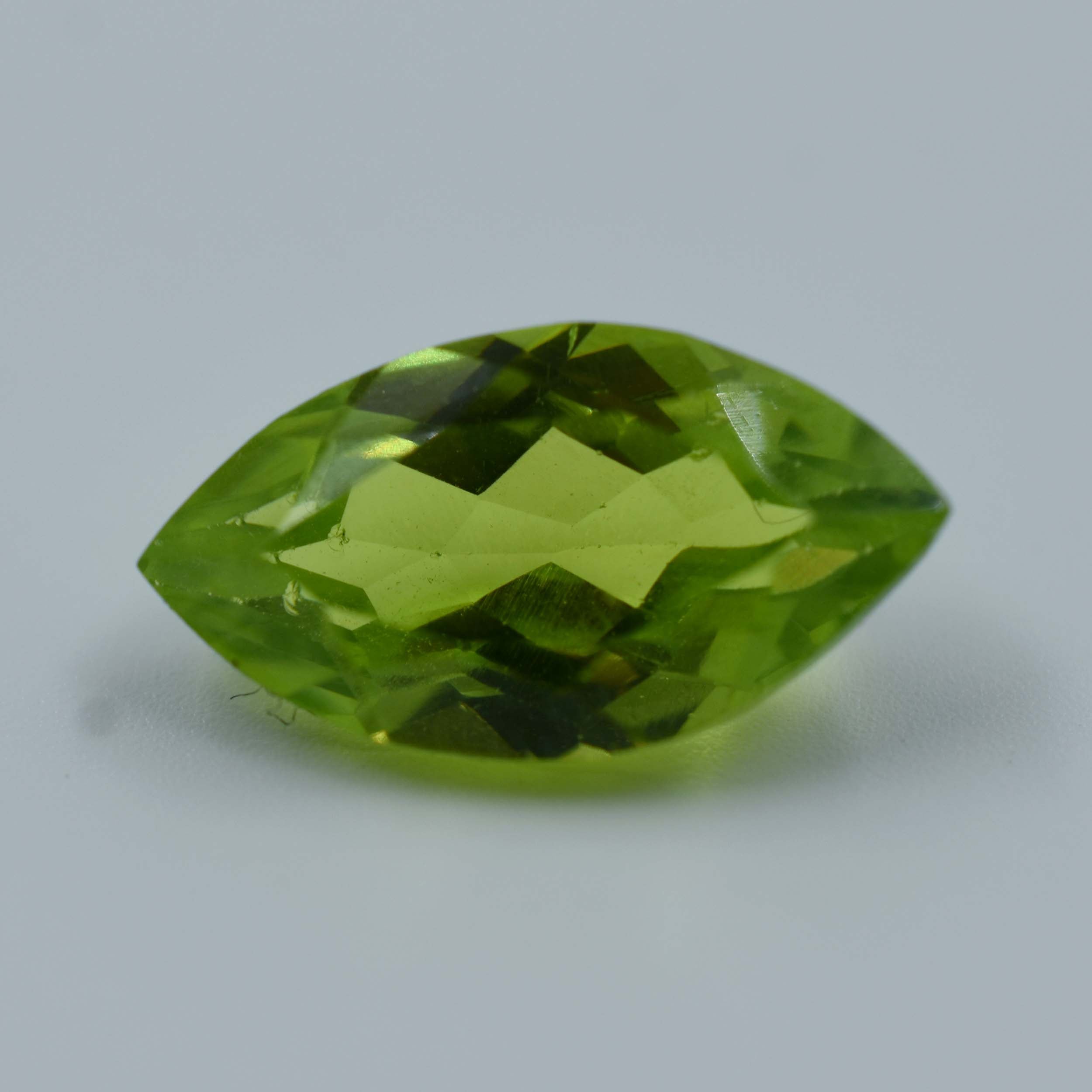 Natural CERTIFIED Finest Quality 10.55 Carat Peridot Green Marquise Cut Gemstone