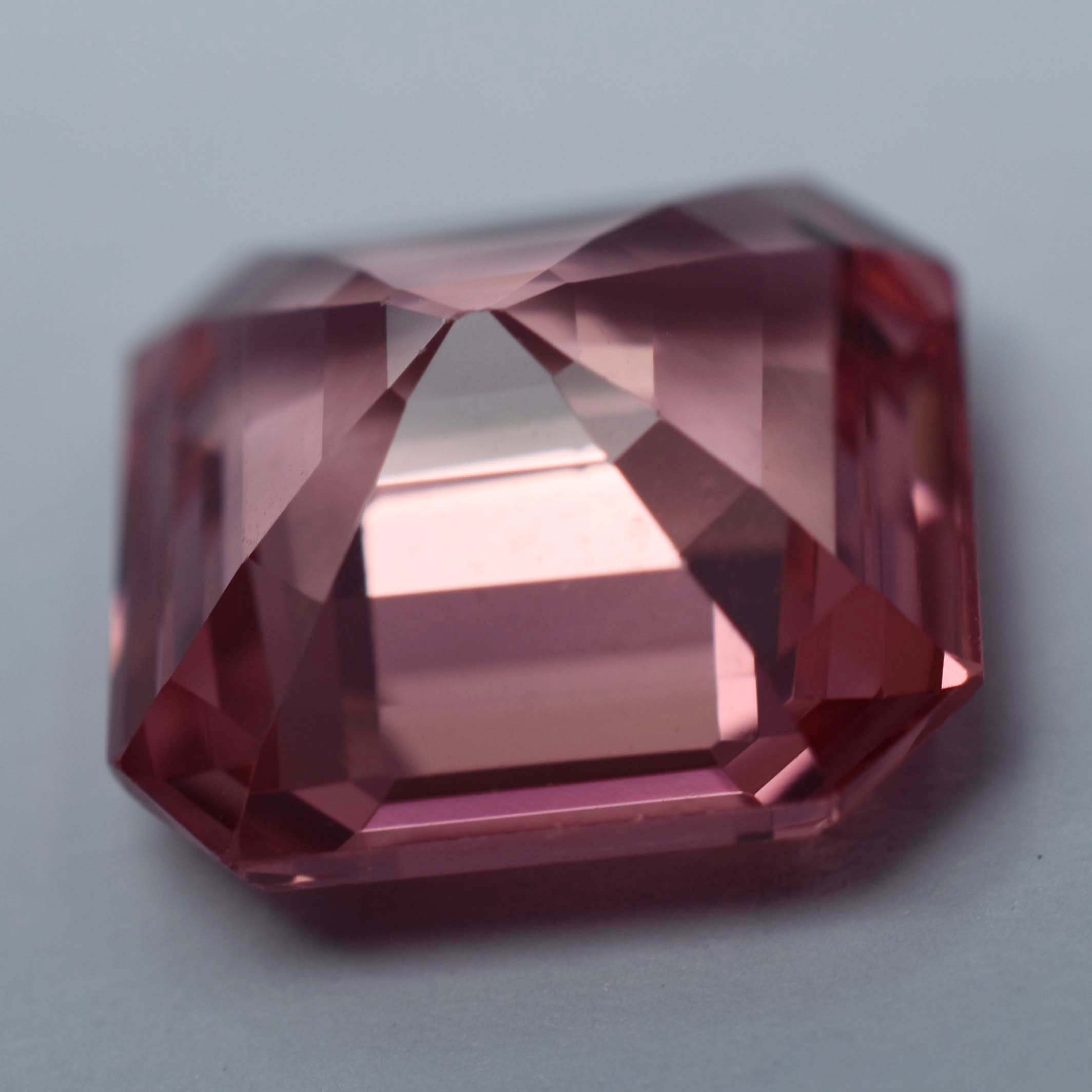 CERTIFIED Natural Sapphire Square Cut Padparadscha 8.85 Ct Loose Gemstone