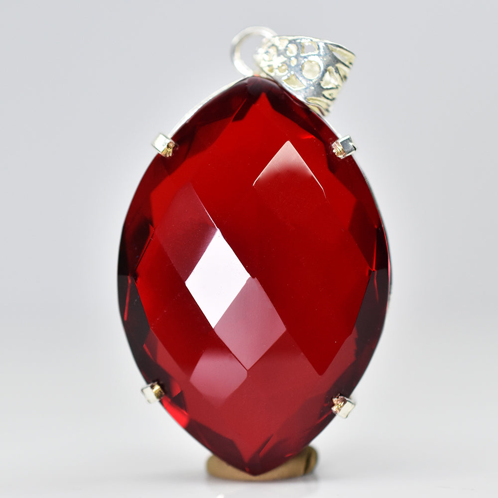 handmade topaz pendant