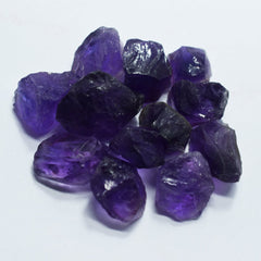 118.00 Ct CERTIFIED Natural Purple Amethyst Rough Lot Uncut Raw Loose Gemstone