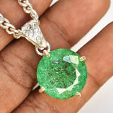 emerald pendant for women