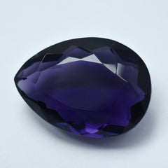 CERTIFIED Purple Pear Cut 83.80 Carat Natural Amethyst Loose Gemstone