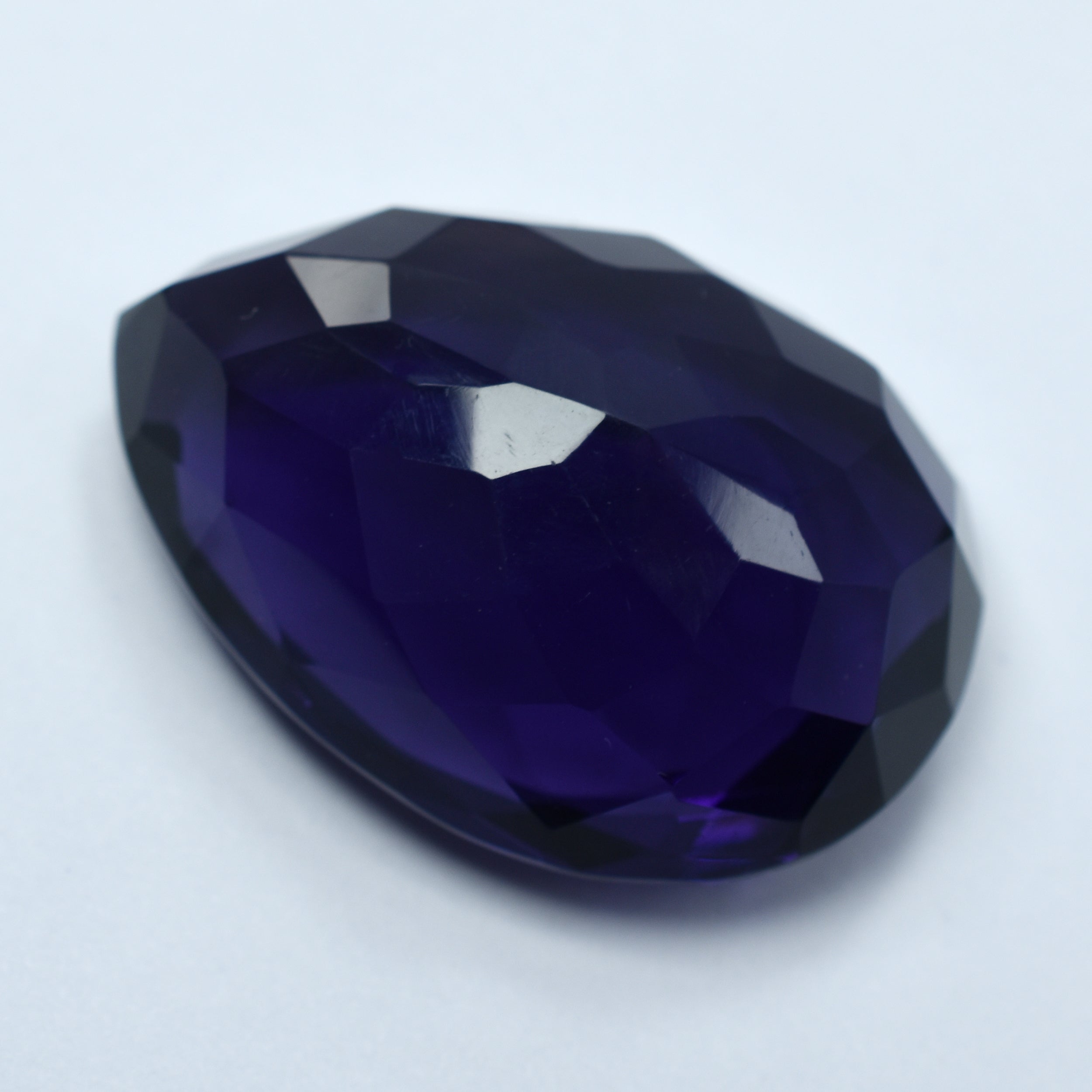 CERTIFIED Purple Pear Cut 83.80 Carat Natural Amethyst Loose Gemstone