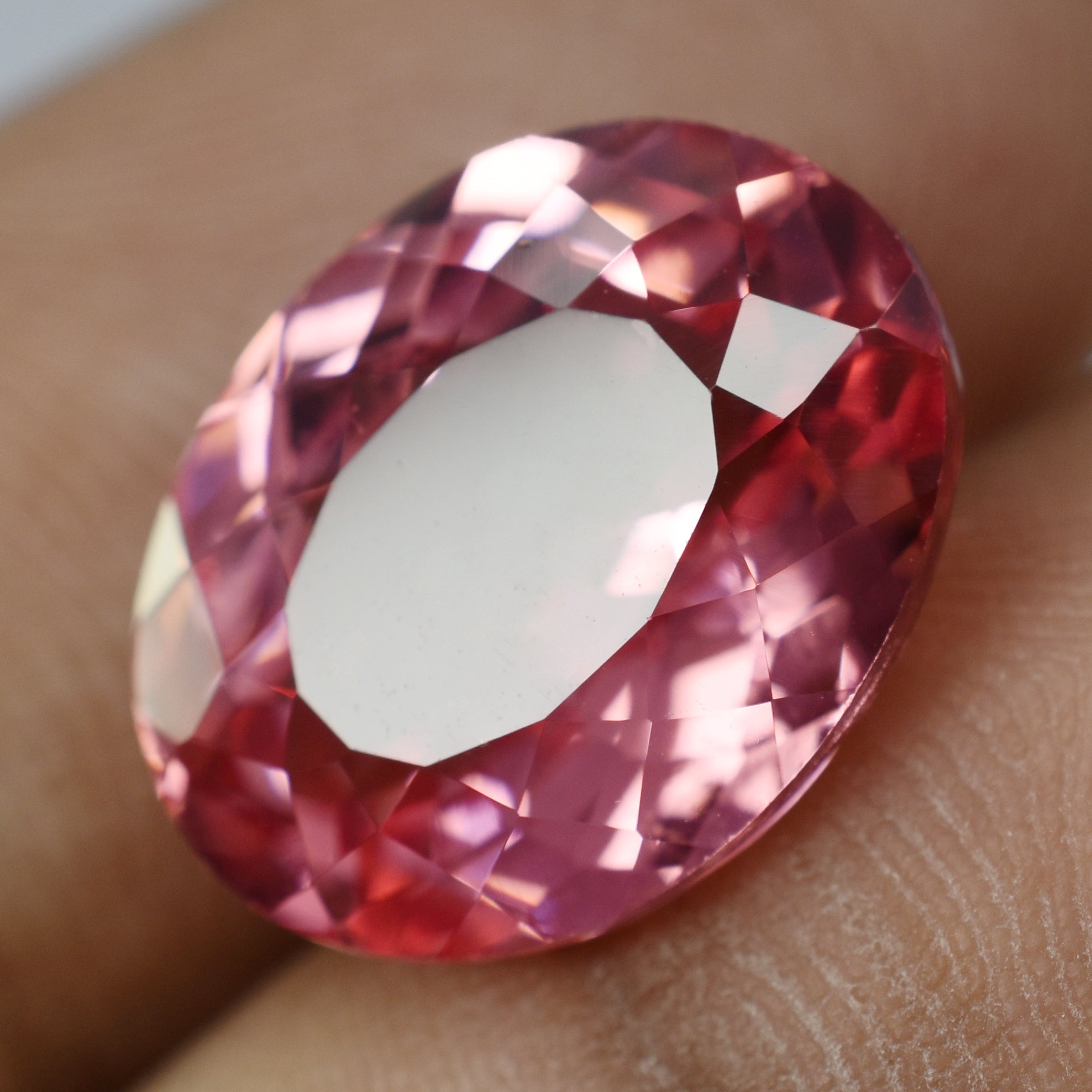 Padparadscha Sapphire Natural Oval Cut 9.50 Carat CERTIFIED Loose Gemstone