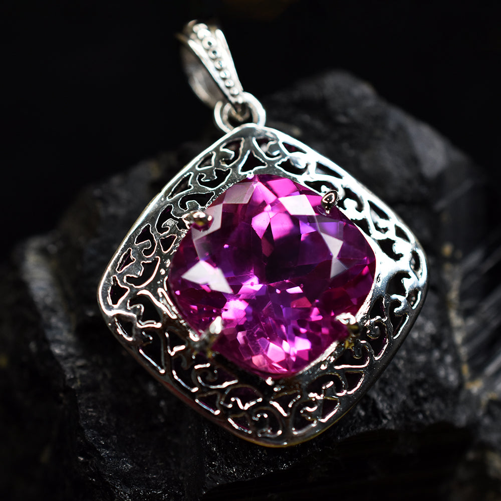 natural tourmaline pendant