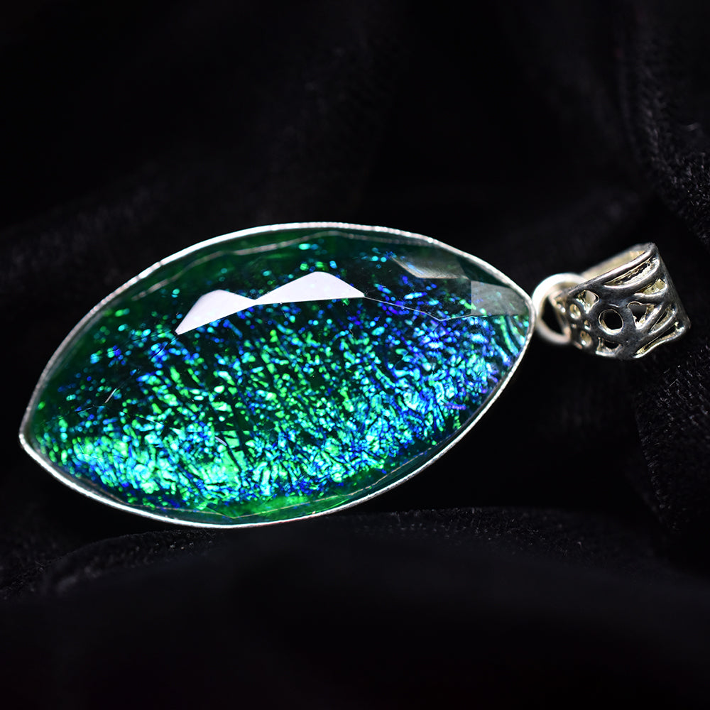 Lab Grown Bi-Color Marquise Cut Opal 81.50 Ct Certified Pendant Monarch Gemstone
