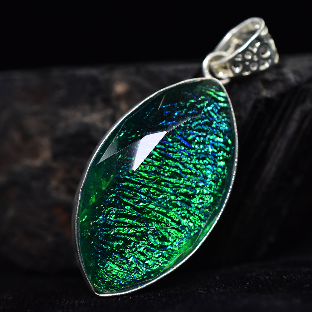 Lab Grown Bi-Color Marquise Cut Opal 81.50 Ct Certified Pendant Monarch Gemstone