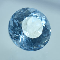 CERTIFIED 4.60 Carat Round Natural Blue Sapphire Earring Size Loose Gemstone