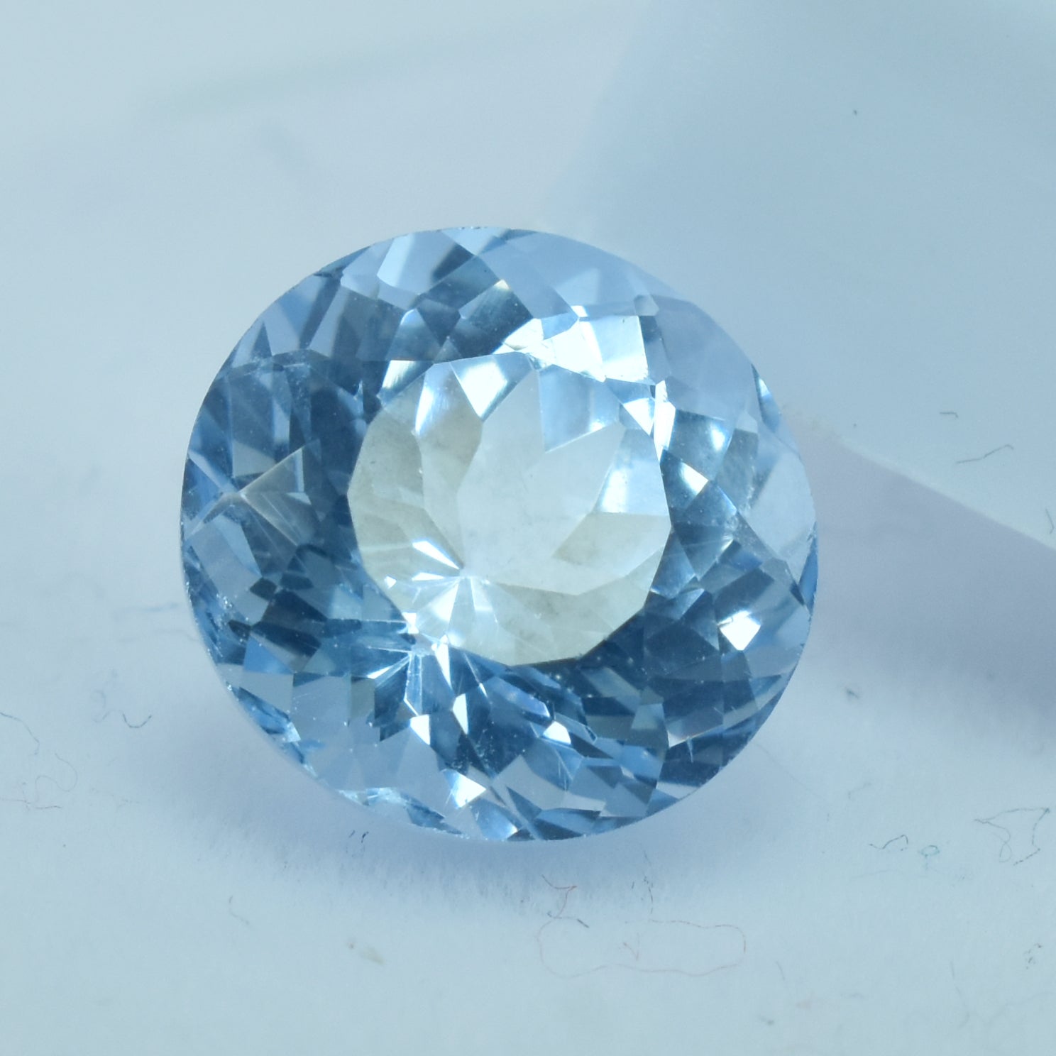 CERTIFIED 4.60 Carat Round Natural Blue Sapphire Earring Size Loose Gemstone