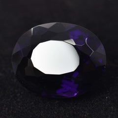 56.00 Carat Natural Amethyst Oval Cut Purple CERTIFIED Rare Loose Gemstone