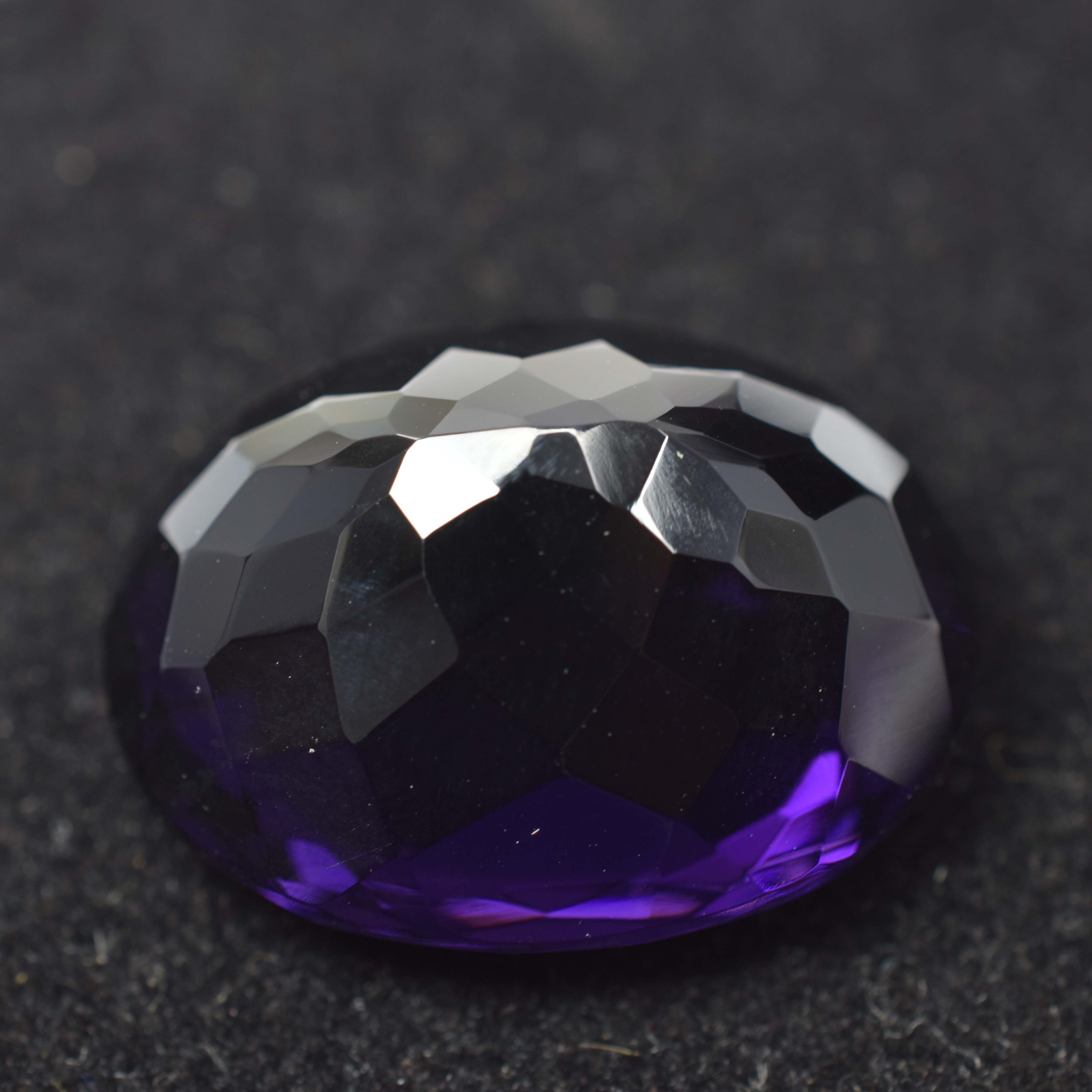 56.00 Carat Natural Amethyst Oval Cut Purple CERTIFIED Rare Loose Gemstone