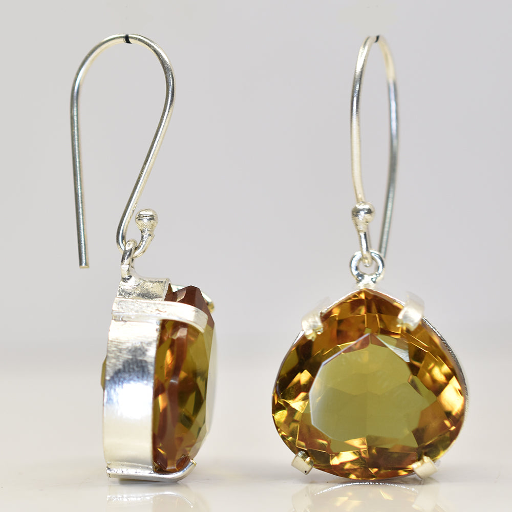 Stunning 70.9 Ct Natural Certified 7 Color Change Alexandrite Pear Earring Pair
