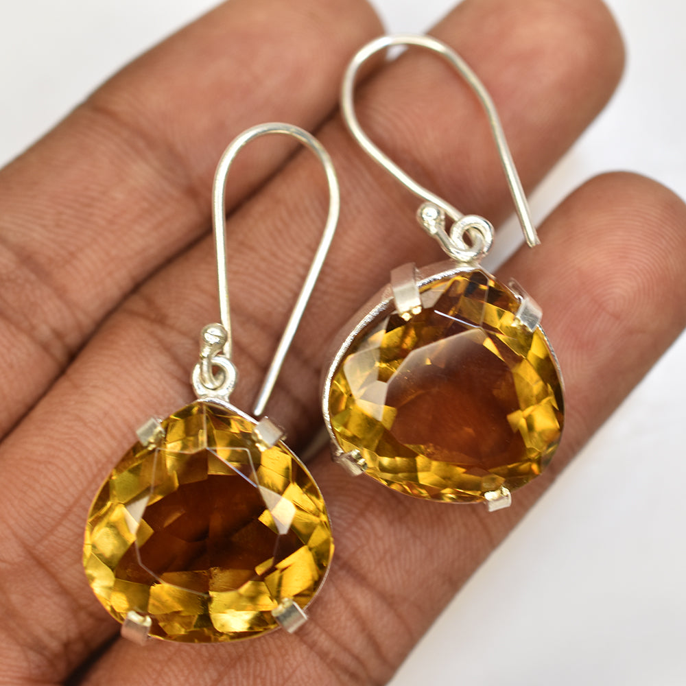 Stunning 70.9 Ct Natural Certified 7 Color Change Alexandrite Pear Earring Pair