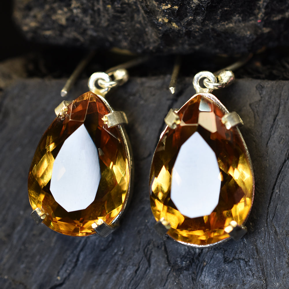Natural 65.55 Ct CERTIFIEED 7 Color Change Alexandrite PEAR Earring Pair Gems