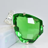 natural emerald pendant