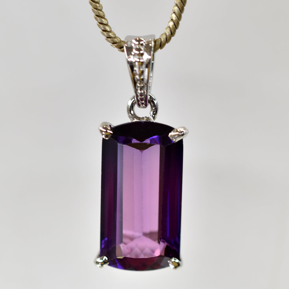 handmade tanzanite pendant
