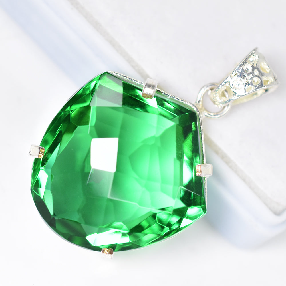 handmade topaz pendant