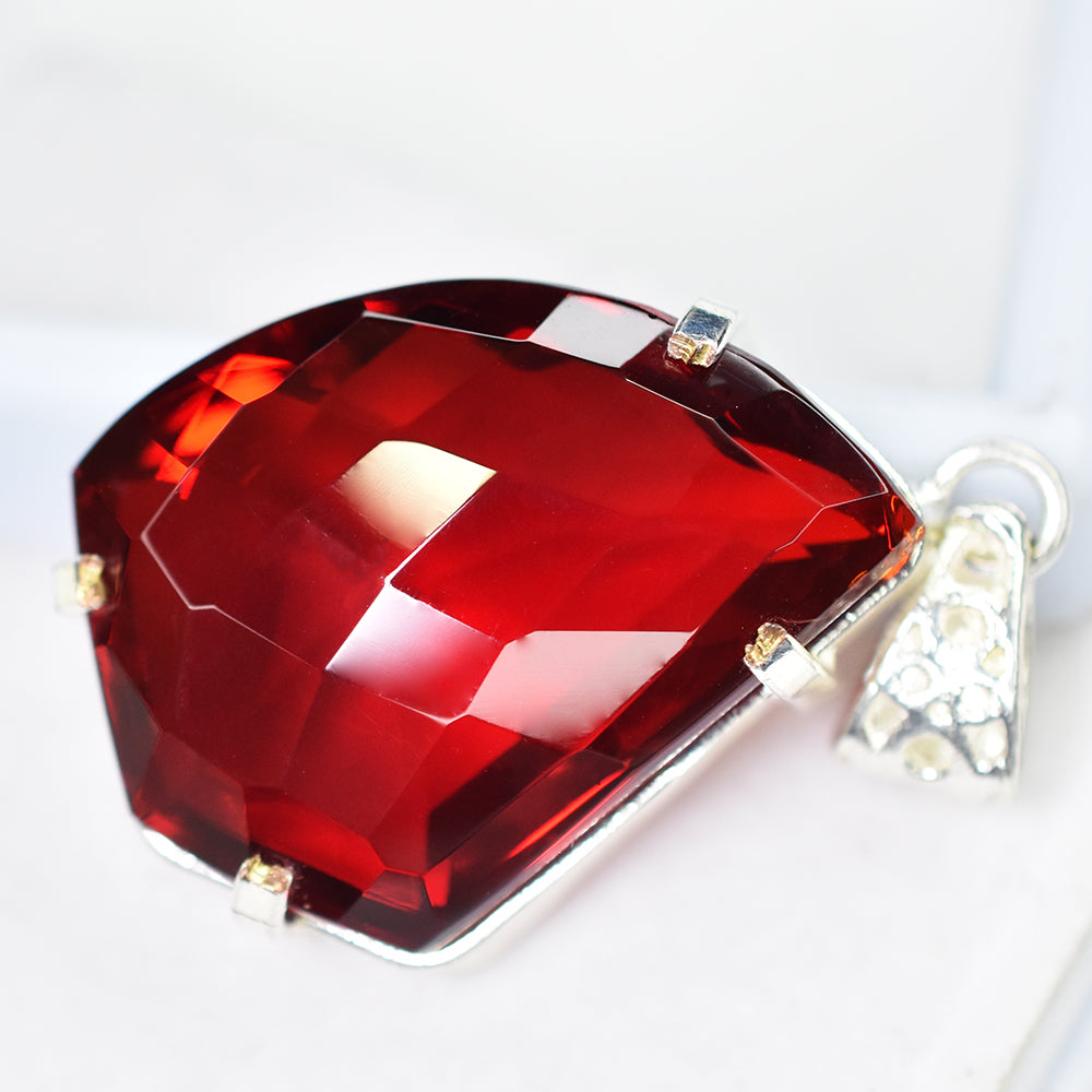 ruby necklace pendant