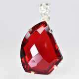 natural ruby pendant