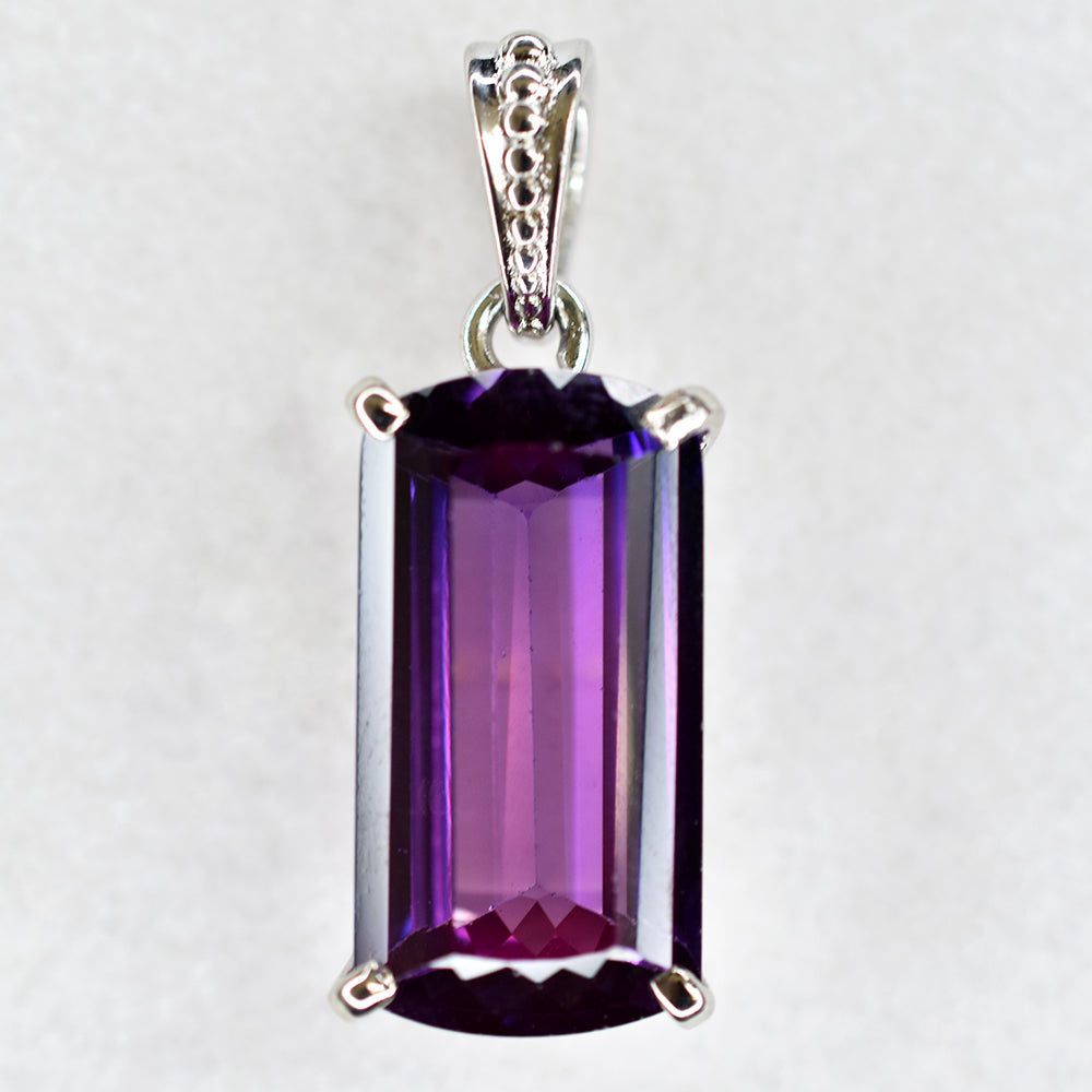 silver tanzanite pendant India