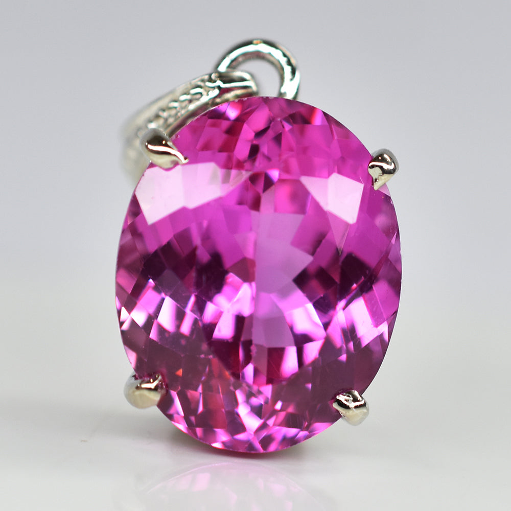 silver tourmaline pendant India