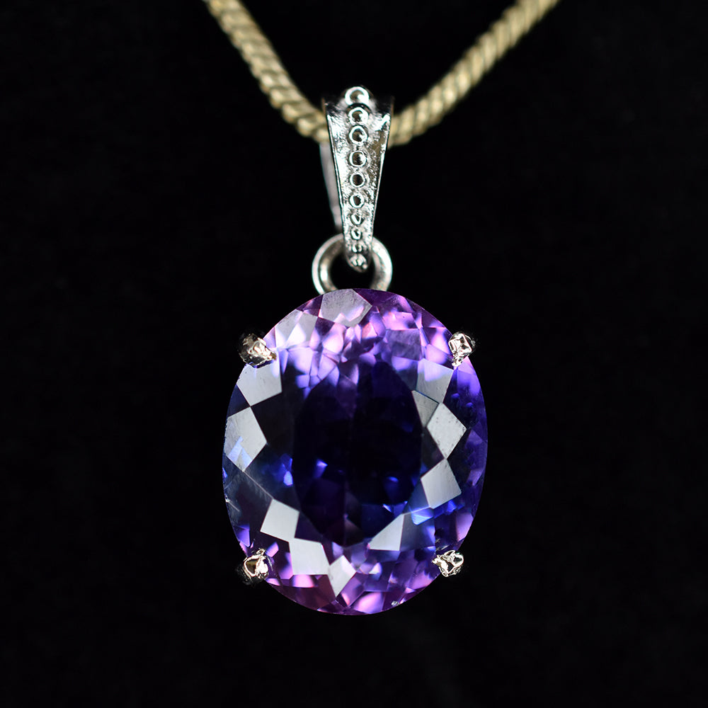 natural tanzanite pendant