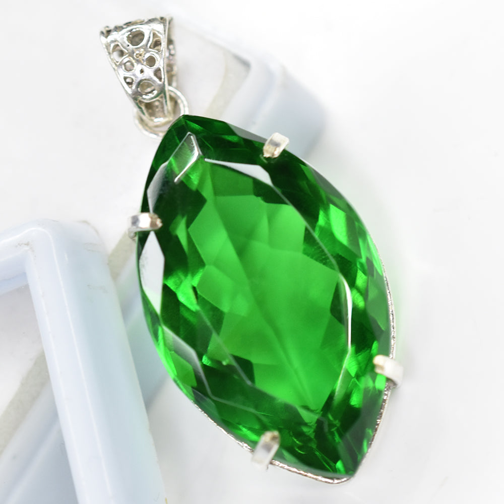 handmade topaz pendant