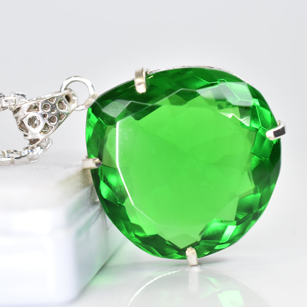 handmade topaz pendant