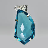 natural sapphire pendant