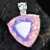 925 Sterling Silver 76.95 Ct CERTIFIED Opal Multicolor A Grade Gems Pendant