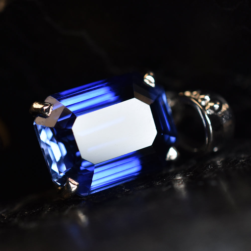 handmade sapphire pendant