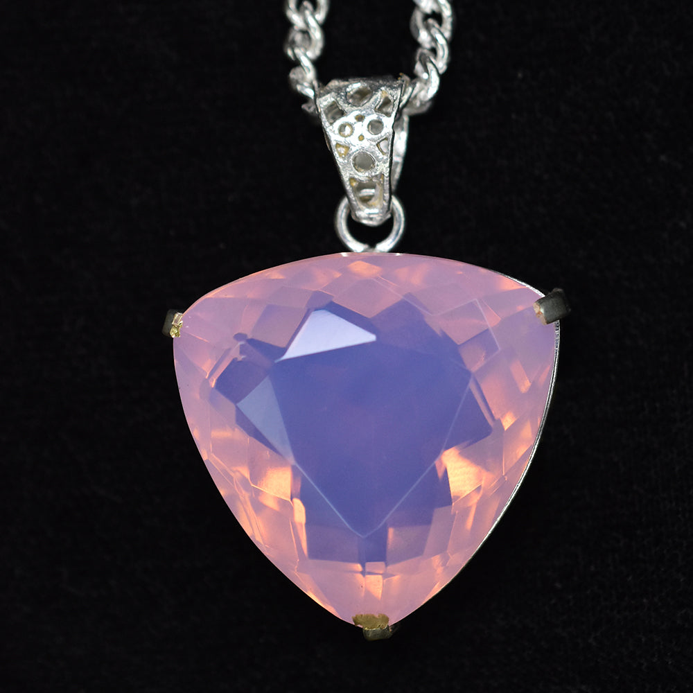 925 Sterling Silver 76.95 Ct CERTIFIED Opal Multicolor A Grade Gems Pendant