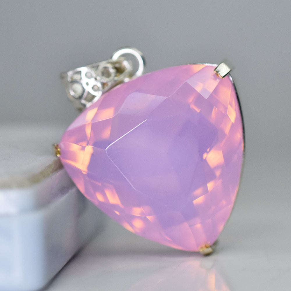 925 Sterling Silver 76.95 Ct CERTIFIED Opal Multicolor A Grade Gems Pendant