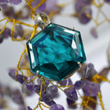 sterling silver topaz pendant