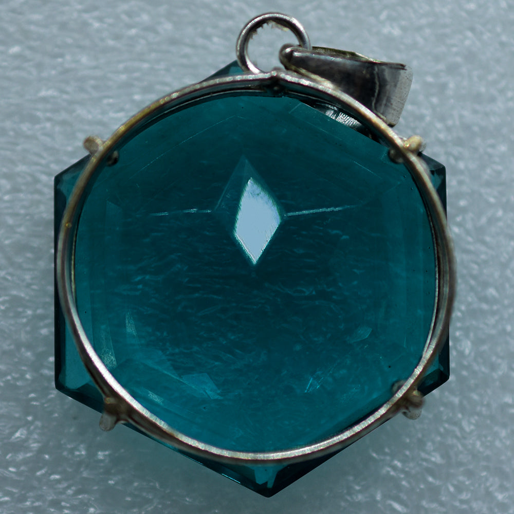 handmade topaz pendant