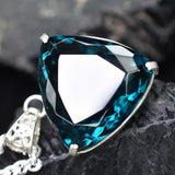 sapphire pendant for women