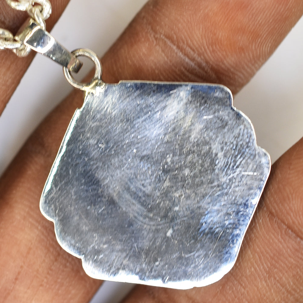 handmade opal pendant
