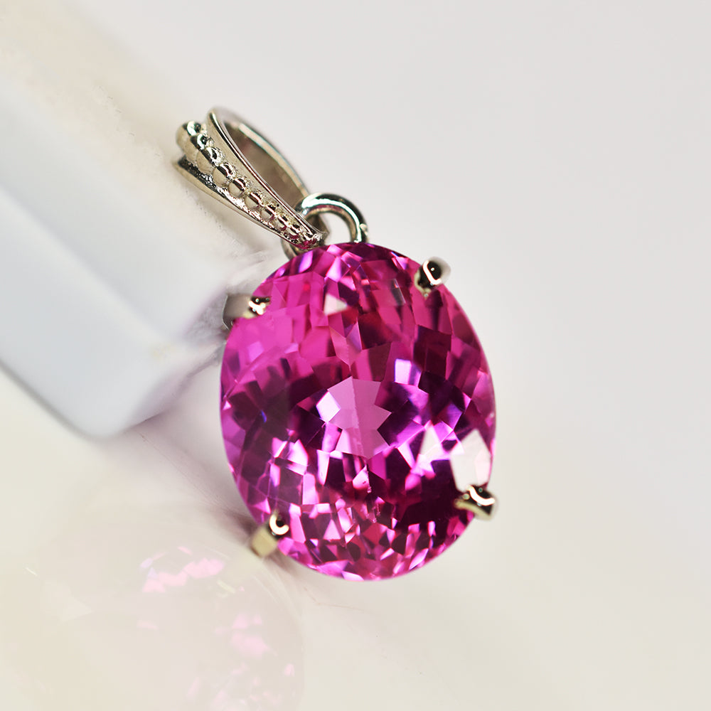 natural sapphire pendant