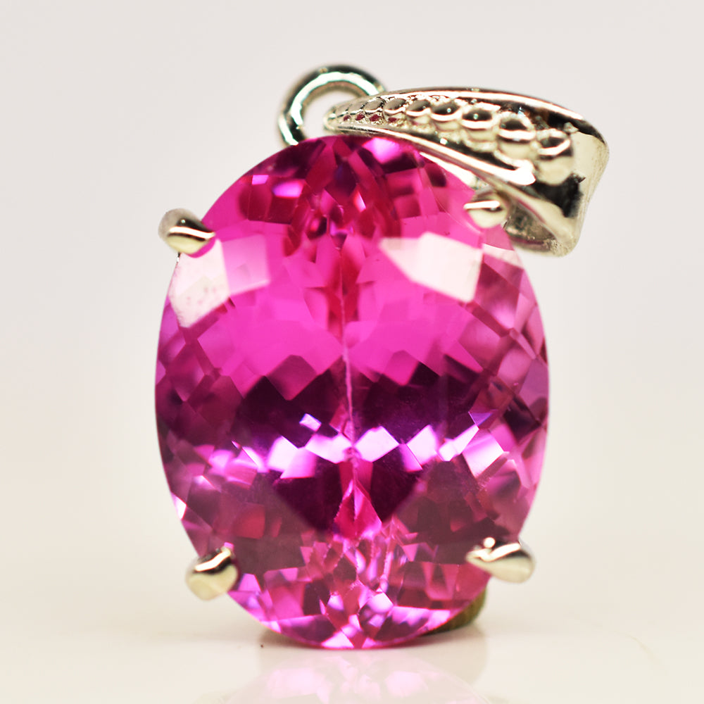 silver ruby pendant India