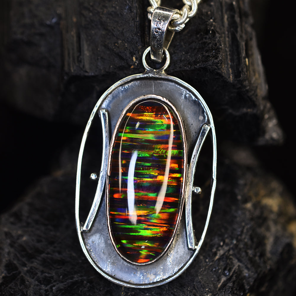 opal pendant for women