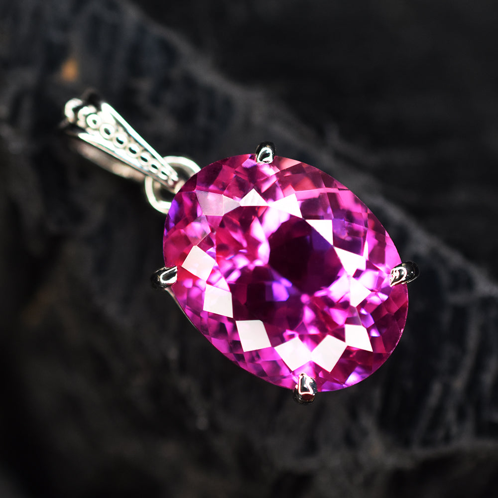 handmade ruby pendant